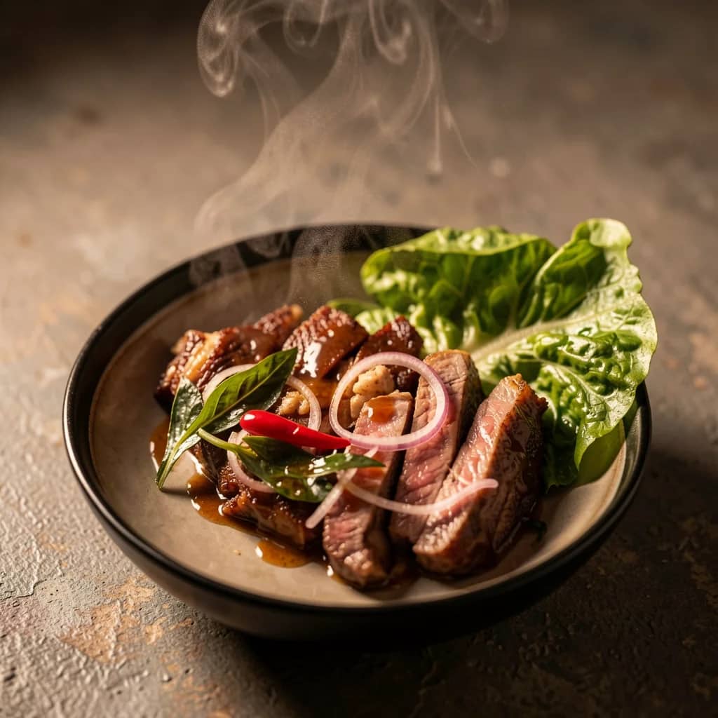 Food photo enhanced by AI